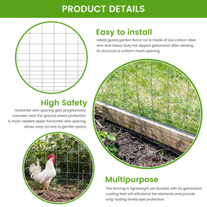 Malla de alambre soldada, malla de alambre soldada galvanizada, valla económica de jardín para pantalla de abeja, planta de jardín, jaula de red para animales de aves de corral - Product Image 6