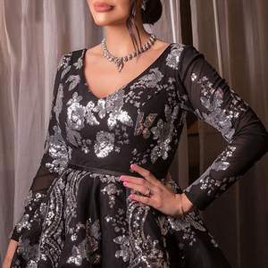 Toptan bayanlar akşam ve parti elbiseler kadınlar için dantel-up geri tasarım ile baskılı tekniği - Product Image 2