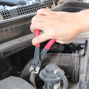 7-Inch Carbon Steel Automobile Repair Tools Clic-R Collar Pliers Carbon Steel PVC Handle DIY Grade OEM <b>Hose</b> <b>Clamp</b> Plier - Product Image 4