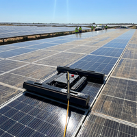 SUNNOVA L1 Machine de nettoyage solaire haute efficacité 3 MW/jour, robot à double brosse de 65 cm pour franchissement d'obstacles, pour photovoltaïque à grande échelle