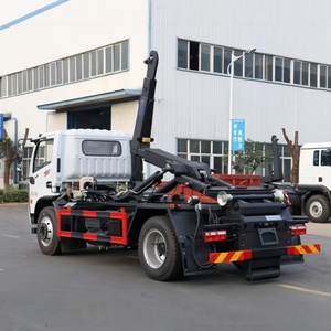 Camión de Basura Dongfeng con Brazo de Gancho 4x2, Camión de Basura con Elevación por Gancho de 6 Toneladas - Product Image 5