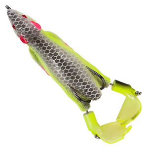 Appâts souples bioniques Big Mouse de 12 g et 9 cm, 8 couleurs, appâts à découpe souple, flottants, pour la pêche en surface, le trolling, double hameçon barbelé, silicone, <span class=keywords><strong>plongée</strong></span>, lac - Product Image 2