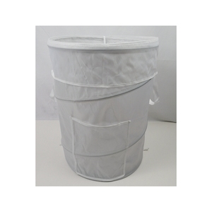 New arrival Mesh Laundry collapsible plastic laundry basket with Handles commercial round pop up Hamper