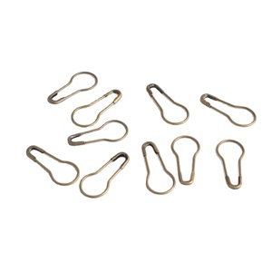 Penjualan laris Pin lingkaran labu tali kuningan Pin pengaman bentuk pir untuk tas DIY hadiah pesta pernikahan dibuat logam tembaga kualitas tinggi - Product Image 2