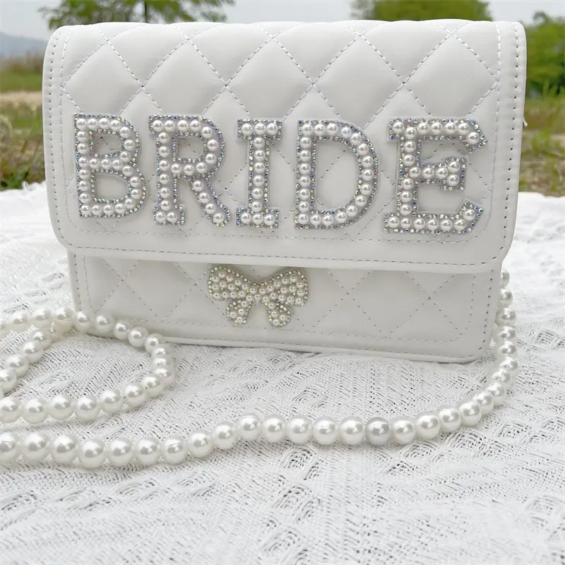 New Design Shoulder Bag Pearl Chain Creative Wedding Gift Bridal Shower Gift Party Supplies