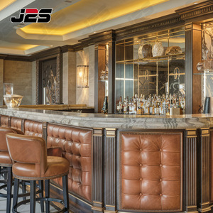 Quầy <span class=keywords><strong>bar</strong></span> quán rượu hộp đêm sang trọng với tủ tích hợp và ánh sáng xung quanh cho ngôi nhà hiện đại và không gian thương mại - Product Image 5