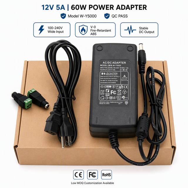 12V5A  Power Adapter 12v Power Supply Adapter for Security Camer for CCTV Camera LED Strip 3D Printer