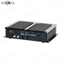 Mini Ordenador Sin Ventilador EGLOBAL, Intel Core i5-8350U, DDR4, MSATA SSD, Win10, Nuc, VGA, HD, 6COM, 8USB, 2Gigabit LAN, Linux