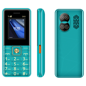 Nouveau téléphone portable D60 2G GSM avec clavier, triple SIM, écran 1,77 pouces, batterie 1800 mAh longue autonomie, mini et portable - Product Image 2