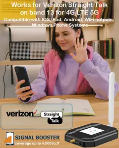 2024 último amplificador de señal de teléfono celular Verizon para 5G 4G LTE en Band 13 Straight Talk Cell Booster