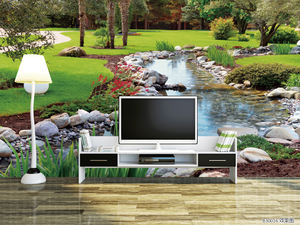 Baskılı doğa manzara duvar resmi fotoğraf duvar kağıdı 3d duvar dekor sanatı Sticker orman manzara duvar kağıdı ev dekorasyon - Product Image 2