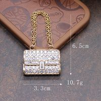Groothandel Mini Metal Tote Bag Accessoires Charm Luxe Bling Telefoonhoesje Charms 3D Designer Tas Charms voor Telefoonhoesjes in Bulk