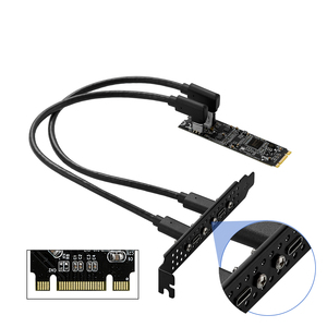 M.<span class=keywords><strong>2</strong></span> Để <span class=keywords><strong>2</strong></span> Cổng Loại C Máy Chủ Điều Khiển Thẻ <span class=keywords><strong>USB</strong></span> 3.<span class=keywords><strong>2</strong></span> Gen2 10 Gbps <span class=keywords><strong>USB</strong></span> C M.<span class=keywords><strong>2</strong></span> 22x60 B Key M Key Truyền Dữ Liệu Riser Asm3142 <span class=keywords><strong>Chip</strong></span> - Product Image 4