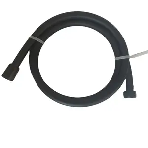 High Quality Durable Anti Twist Black PVC Shower Hose For Bathroom Kitchen