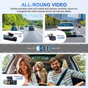 Nuevo Producto AD-384pro, Cámara para Auto 4K con Visión de 360 Grados, ADAS, WIFI, GPS, Grabador de Video HD para Auto, Dashcam 4K - Product Image 3