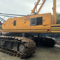 Meilleure grue sur chenilles Hitachi KH700 de 70 tonnes, modèle 2022, d'occasion, excellent état, comprend moteur et pompe, vente flash