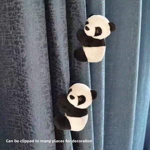 Mini Panda Clip Korte Pluche Speelgoed 31cm-50cm Ongevuld Creatieve Pop Marionet Kantoor/Woonkamer Decoratie Cultureel Cadeau - Product Image 2