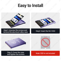 JEYI Factory konverter PCIe 2230 NVMe M.2, kecepatan tinggi CFexpress tipe-b 4.0 NVMe M.2 untuk kartu SSD Canon R5/Nikon Z9, stok pabrik