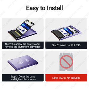 JEYI Factory ad alta velocità CFexpress Type-B 2230 NVMe <span class=keywords><strong>M</strong></span>.2 adattatore PCIe 4.0 Converter per Canon R5/Nikon Z9 SSD Card Stock - Product Image 4