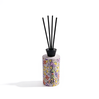Diffuseur d'huiles essentielles coloré en verre, longue durée, écologique, diffuseur à bâtonnets, parfum sans flamme, ambiance premium pour la maison