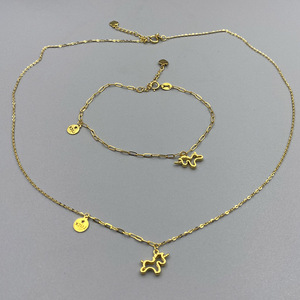 Collar de oro auténtico de 18 quilates Au750, colgante de unicornio, diseño ligero, joyería fina, venta al por mayor - Product Image 2