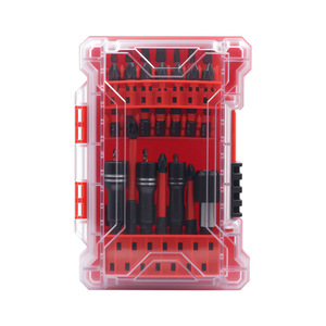 Ensemble de 35 embouts de tournevis et douilles avec tournevis électrique, boîtier à outils en acier de 1/4 po, kit d'outils à main - Product Image 1