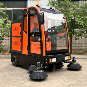 Ride On Sweeper 800mm Main Brush 48V 150Ah Battery For Factory Workshop Warehouse <b>Cleaning</b> - Product Image 3