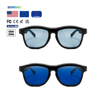 SENBONO GV09 Ai Traducteur Lunettes Réglable <span class=keywords><strong>Photochromique</strong></span> UV400 Lentilles pour IPX-6 Étanche Sans Fil Smart Lunettes - Product Image 1