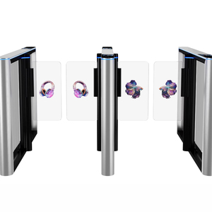 Torniquete de Puerta Abatible para Exteriores de Apartamentos, de Aleación de Aluminio para Peatones, con Reconocimiento Facial Inteligente y Biométrico - Product Image 1