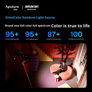 <span class=keywords><strong>Amaran</strong></span> pour Ray 660C, éclairage vidéo professionnel pleine couleur 660W, éclairage d'appoint pour photographie en direct, contrôle par application, lumière constante pour utilisation en studio - Product Image 5