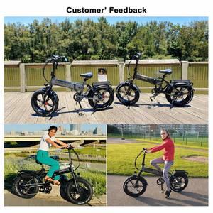 Bicicleta Eléctrica Plegable <span class=keywords><strong>SAMEBIKE</strong></span> OEM/ODM de 20 Pulgadas con Neumático Ancho 4.0, Batería de Iones de Litio de 48V/10Ah, 7 Velocidades y Freno de Disco - Product Image 4