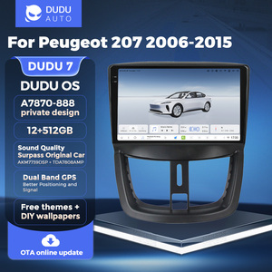 DUDU7 Lecteur DVD universel pour tableau de bord de voiture, moniteur, aide à la marche arrière, <span class=keywords><strong>autoradio</strong></span> pour <span class=keywords><strong>Peugeot</strong></span> <span class=keywords><strong>207</strong></span> 2006-2015, système d'<span class=keywords><strong>autoradio</strong></span> intelligent - Product Image 5