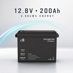 Batterie LiFePO4 LFP CFE-2560 PSE 12,8V 200Ah avec BMS IP65, 3000 cycles, pour onduleur <span class=keywords><strong>SolarEdge</strong></span>, systèmes solaires hors réseau - Product Image 2