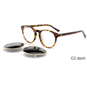 Gafas de <span class=keywords><strong>Sol</strong></span> de acetato de moda <span class=keywords><strong>Clip</strong></span> de acetato en gafas de <span class=keywords><strong>sol</strong></span> Diseñadores de lujo gafas de <span class=keywords><strong>sol</strong></span> gafas magnéticas - Product Image 5