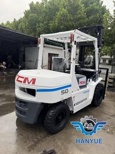 Truk Forklift Diesel Bekas TCM 5 Ton FD50 Mesin Isuzu Garansi 6 Bulan - Product Image 2