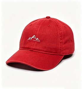 Gorra de Béisbol Unisex para Deportes al Aire Libre, Lavada, Personalizada con Bordado de Montaña, Ajustable, Estilo Dad Hat - Product Image 3