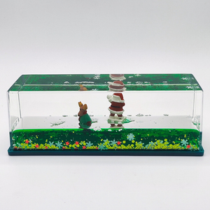 ของตกแต่งน้ำมันเคลื่อนไหว OEM สำหรับเทศกาลคริสต์มาส ของขวัญวันพ่อ ของตกแต่งงานปาร์ตี้ ของตกแต่งของเหลวเคลื่อนไหวสำหรับเด็ก - Product Image 2