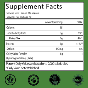 Polvo de Jugo de Apio OEM/ODM de Venta Caliente, Refuerza el Sistema Inmunológico, Aporta Energía y Apoya la Salud Intestinal, Rico en Vitamina C y Minerales - Product Image 2
