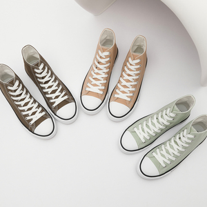 Chaussures décontractées noires en gros XRH pour hommes, logo personnalisé, chaussures en toile à tige haute en caoutchouc, chaussures tendance pour femmes, nouveau style - Product Image 3