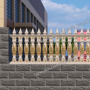 قالب سياج خرساني من المورد في الصين ، قالب درابزين بلاستيكي abs ، ألواح عمود درابزين ، شكل حاجز مزهرية للجدار - Product Image 3