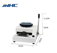 Machine de gaufrage pour la fabrication de cartes en PVC à moteur métallique pour le gaufrage de codes sur des textiles Fabricant de cartes en plastique