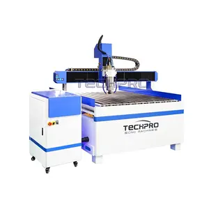 TechPro Mini CNC Router 5.5kw Router CNC 1200*1200mm for Wood MDF Engraving Machine With Best Price