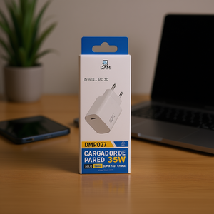 DAM DMP027 ที่ชาร์จติดผนัง 35W USB C ชาร์จเร็วสุดไวสีขาว - Product Image 3