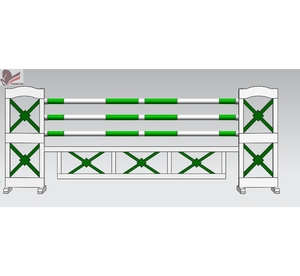 Équipement léger d'obstacles de saut de <span class=keywords><strong>cheval</strong></span> Show Jumping Horse Jumps pour une installation facile - Product Image 1