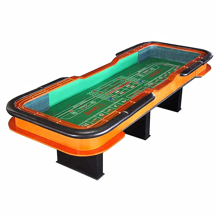 Deluxe Craps Mesa Casino Juego de dados Mesa de póquer clásica juegos de azar