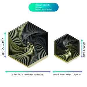 Đồ chơi xoắn ốc ma thuật hình lục giác ảo ảnh in 3D bằng nhựa sáng tạo, quà tặng giải tỏa căng thẳng, vật trang trí - Product Image 5