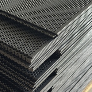 Malla Metálica Perforada de Aluminio Negra para Puerta de Seguridad con Disipación de Calor, Lámina de Malla Metálica Perforada - Product Image 4