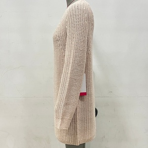 Pull en tricot plat pour femme <span class=keywords><strong>Carla</strong></span>, col rond, manches longues, couleur unie, personnalisable OEM - Product Image 4