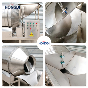 Mezclador de Tambor Automático de Acero Inoxidable 304 con Función de Secado por Pulverización de Líquidos, Capacidad de 200L, Bomba de Motor para Aromatización de Té, Alta Rigidez - Product Image 5