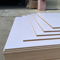 Panneaux de meubles en MDF mélaminé blanc de qualité supérieure, haute densité, sans formaldéhyde, pour table de salle à manger ronde de restaurant 7*8ft 7*9ft
